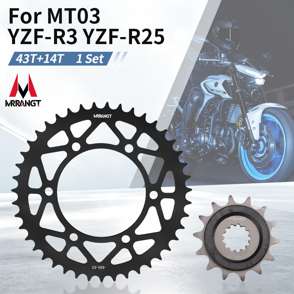 Titanium Motorcycle Rear Sprocket 520 - MRRANGT – części do napędu łańcuchowego